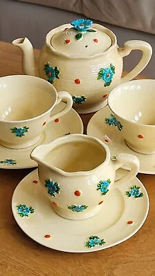 Buy Beautiful Vintage  Japanese Maruhon Ware Miniature,teapot,milk Jug,cups,saucers • 10.99£