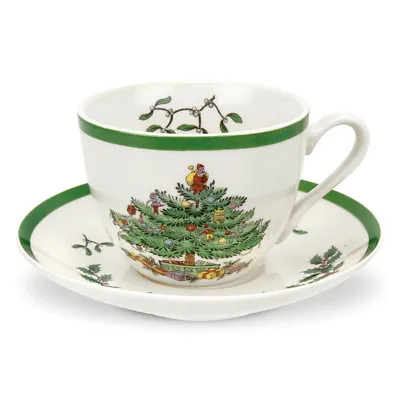 Buy Spode Christmas Tree Teacup & Saucer • 10.35£