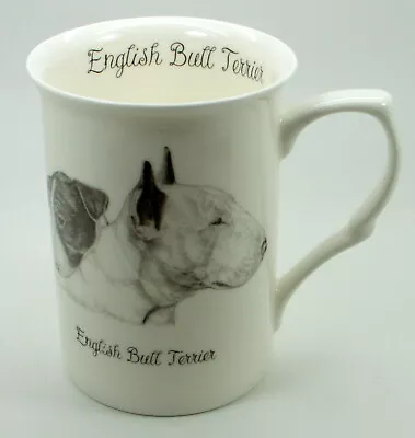 Buy ~ English Bull Terrier(Head) ~ Bone China 10 Fl Oz(1/2 Pint) Dog Mug • 11.95£