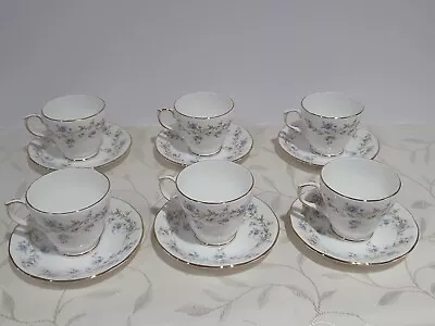 Buy 6 Duchess ‘Tranquility Cups And Saucers In  Lovely Condition.  • 18.99£