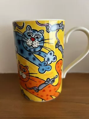 Buy Dunoon Stoneware Made In Scotland Crazy Cats Mug Cup By Jane Brookshaw Used VGC • 10£