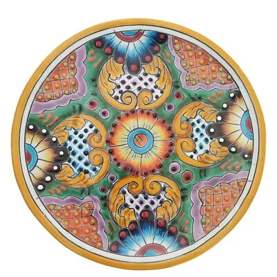 Buy Talavera -Style Hand Made Hand Painted Decor Plate Art Folk • 25.99£