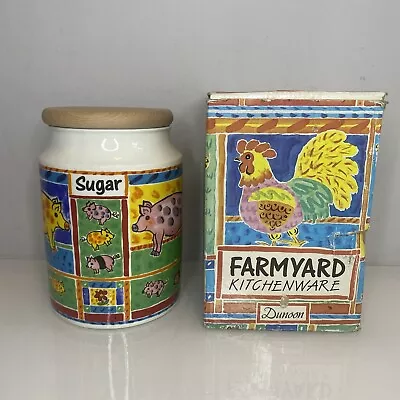 Buy Dunoon Pottery Farmyard Sugar Jar Stoneware Designed By Jane Brookshaw Uk Boxed • 24.99£