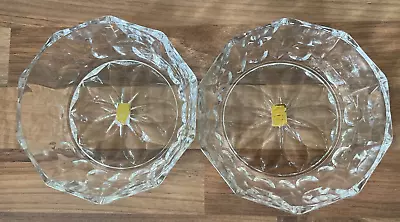 Buy 2 X Vintage Clear Glass Fruit/Dessert Bowls - Reims France - 11cm Diameter • 6£