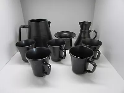 Buy Prinknash Pottery England 4.5  Jug Small Cups Bowl And Creamer • 7.99£