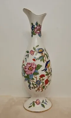 Buy Aynsley Pembroke BUD White Vase Gold Trim Flowers Fine Bone China Reproduction • 27.79£