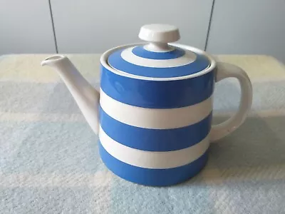 Buy TG Green Cornish Ware Blue And White Teapot Height 13.3cm • 4.50£