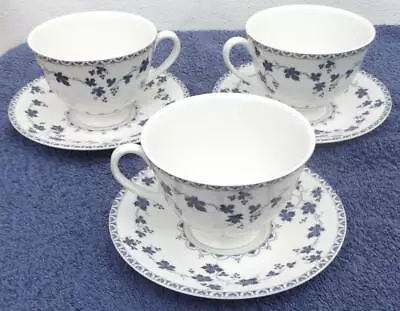 Buy Royal Doulton Yorktown TC1013 Tea Cups & Saucers Set Of 3   £24.99(Free Post UK) • 24.99£