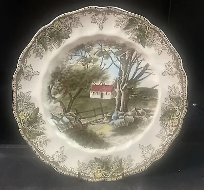 Buy Johnson Brothers Friendly Village The Stone Wall 8 7/8” Luncheon Plate • 9.48£