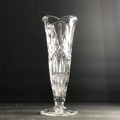 Buy Czech Bohemia Lead Crystal 24% PBO Bud Vase • 11.96£
