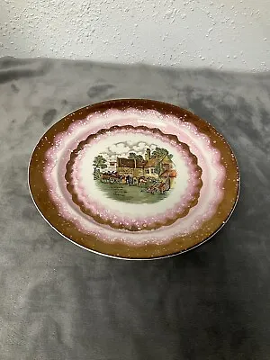Buy Gray's Pottery Pink Luster Lustre Ware Plate Platter • 11.34£