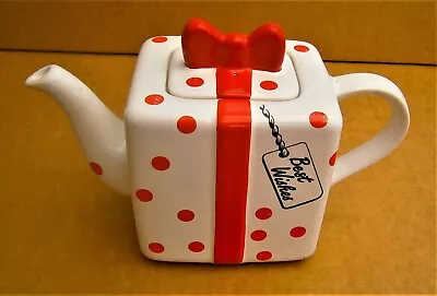 Buy V25) Price Kensington Potteries Red Dots Present Box Ceramic Teapot • 9.50£