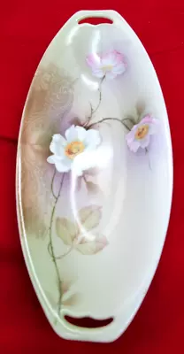 Buy PSAG Bavaria Porcelain Dish Hand Painted Green Purple • 12.29£
