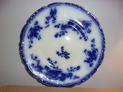 Buy Antique  Marechal Flow Blue Plate W H Grindley • 25£