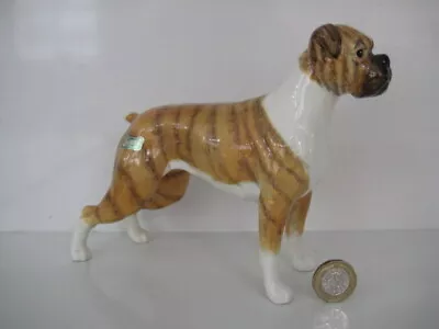 Buy BESWICK BOXER DOG MODEL No.1202 BLUE MOUNTAIN GRETA BRINDLE GLOSS MADE ENGLAND • 49.99£