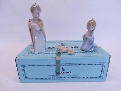 Buy Lladro Mini Sagrada Jesus Familia #5.657 Ornaments Holy Family Nativity W/ Box • 47.18£