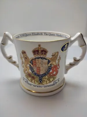 Buy Aynsley Fine Bone China Loving Cup -The Queen Mother's 90th Birthday - 1990 • 8.99£