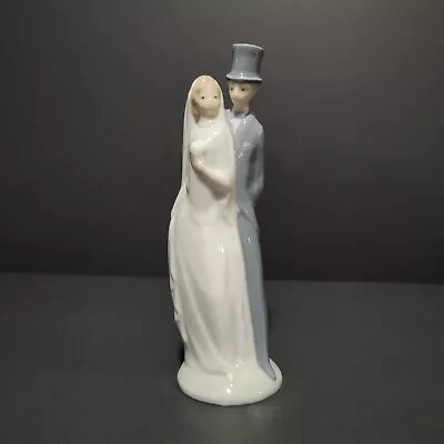 Buy Vintage Lladro Wedding Cake Topper Bride & Groom 'Just Married' 6  NAO  • 22.93£