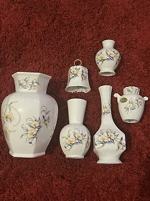 Buy Ansley Just Orchids Porcelain / China / Vintage Antique Matching Set • 35£