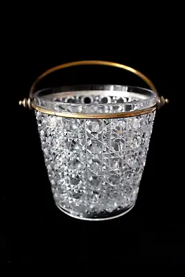 Buy Antique French Baccarat Diamonds Crystal Ice Bucket C 1900 • 255.73£