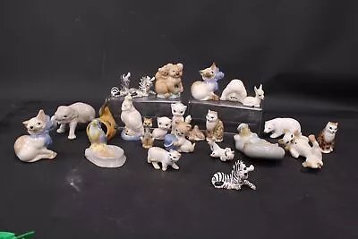 Buy Approx. 24 X SZEILER France Assorted Hand Crafted Animals Ceramic ORNAMENTS -B77 • 12.50£