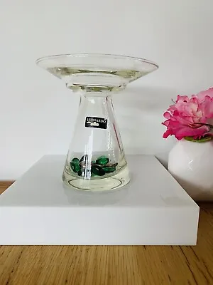 Buy Vintage, Handmade, 'Leonardo' Cristal Glass Vase, Retro, Stylish & Elegant  • 5.99£