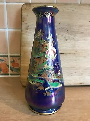 Buy Crown Devon Lusterine Fieldings - Royal George - Galleon Vase - 9 Inch • 40£