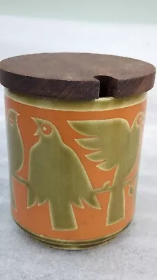 Buy Hornsea Pottery John Clappison Birds  On A Wire Preserve Pot • 24.95£