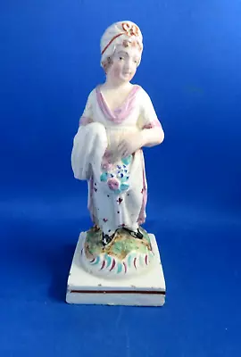 Buy Antique Early 19thc Neale & Co Staffordshire Pearlware Figure Of Spring C1800 • 39£