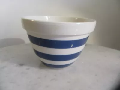 Buy Vintage1960s Cornish Ware Bowl. Blue & White Striped Small Bowl.4  Dia / 3 High. • 15.95£