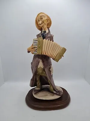 Buy Vintage Giuseppe Armani Figurine Capodimonte 12  Man Playing Accordion Rare VGC • 79.99£