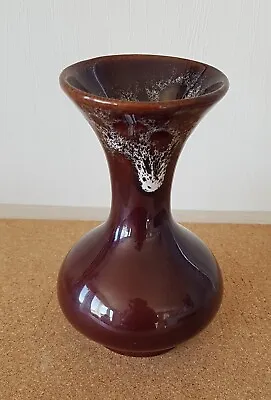 Buy Vintage Kernewek Pottery Dripware Vase Brown Cornwall  • 8.50£