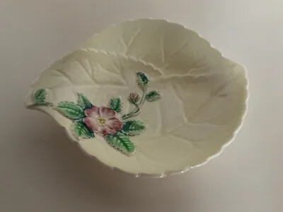 Buy Vintage  Retro Carlton Ware  Yellow Leaf Dish  5 X 4   With Pink Flower • 5£