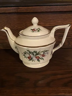 Buy Vintage Arthur Wood Floral Teapot With Gold Trim England #5848 • 5.68£