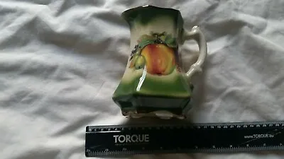 Buy Vintage Small Milk Jug Staffordshire Pottery Mayfayre Orchard  • 3.99£