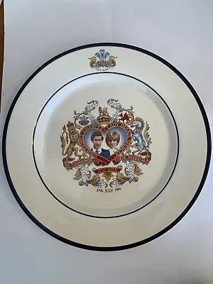 Buy Staffordshire Potteries Kiln Craft Charles And Diana Commenorative Plate • 8£