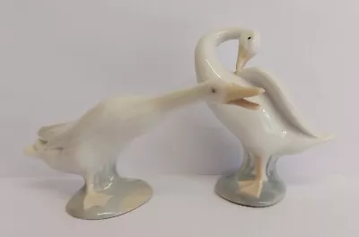 Buy Set Of 2 Lladro Porcelain Geese. • 9.99£