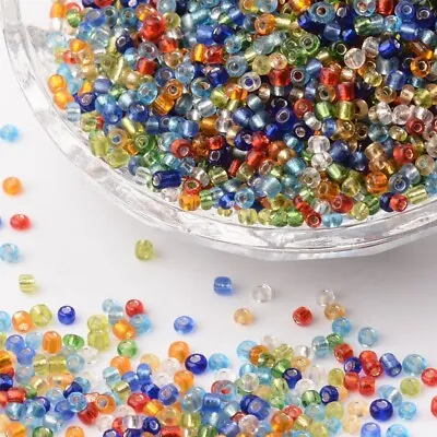 Buy 50g (3300 Beads) Glass Seed Beads 11/0 2mm BUY 3 GET 1 FREE! • 2.95£