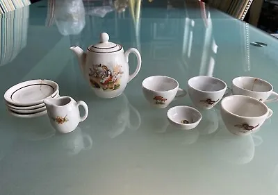 Buy Alice In Wonderland China Tea Set Childrens Miniature Rare Vintage • 40£