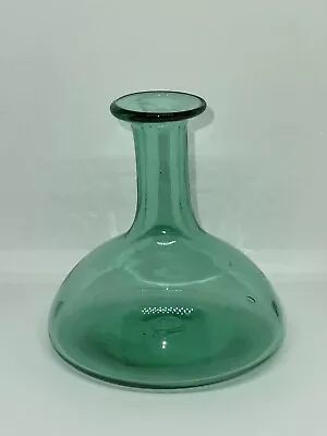 Buy Vintage Antique Blenko Blown Art Glass Husted Mini Vase In Sea Green 1950s • 52.74£