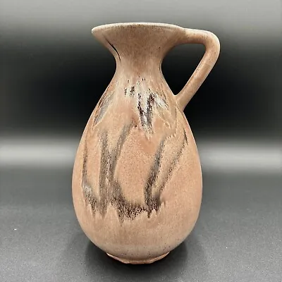 Buy Blue Mountain Pottery Slate Vase BMP Canada Brown Black Drip Rare Vintage 10.5” • 21.80£
