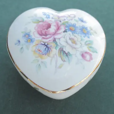 Buy Hand Crafted Lord Nelson Pottery Heart Shaped Trinket Box/pot With Floral Design • 2.50£