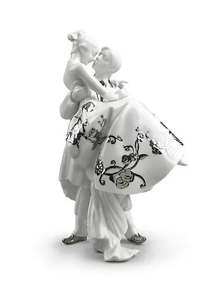 Buy Lladro The Happiest Day Silver Re-deco #7055 Brand Nib Love Wedding Save$$ F/sh • 608.63£