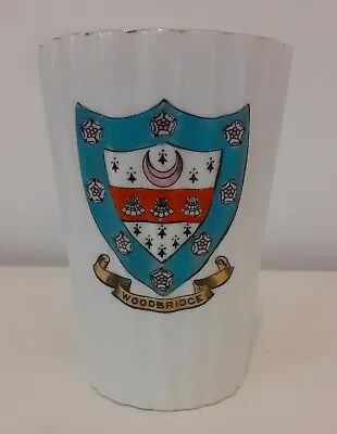 Buy Rare & Unusual Crested China. Foley China Cup. With Woodbridge Of Suffolk Crest. • 6£