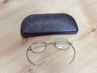 Buy Vintage 1930s Algha Gold Filled Wire Small Unisex Spectacles Glasses  • 17.99£