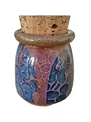 Buy Diana Worthy Crich Pottery Multicoloured Pot With Lid • 9£