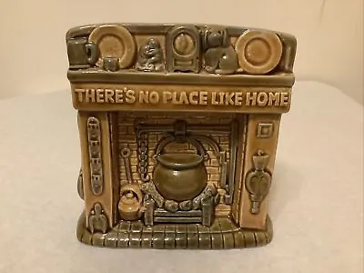 Buy Vintage Szeiler Studio Money Box Fireplace There's No Place Like Home • 5.75£