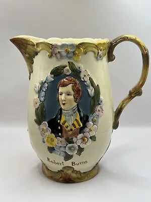 Buy Beswick Ware Hand Painted Pitcher Featuring Robert Burns, Made In England • 54.05£