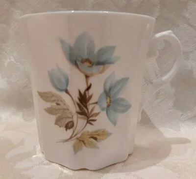 Buy ROYAL GRAFTON Fine Bone China Made In England Blue Flower Romantic Mug Tea Cup  • 12.23£