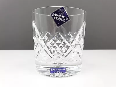 Buy Edinburgh Crystal Old Fashioned Whiskey Tumbler Glass 8.5 Cm / 3.3  Signed • 17.99£